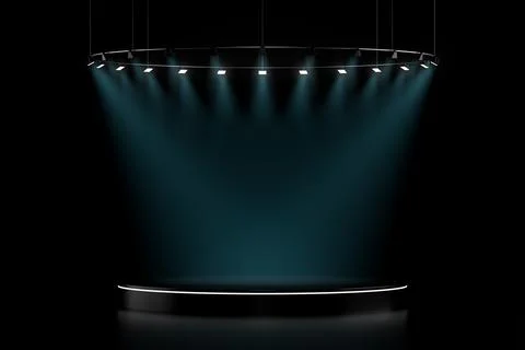 3d presentation scene pedestal 스톡 일러스트