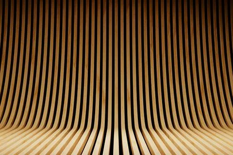 3d presentation wooden background Illustrazione stock