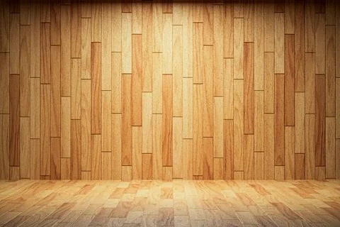 3d presentation wooden background Stock Illustration