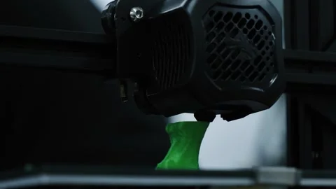 3D PRINT Green Stock Footage 273498168