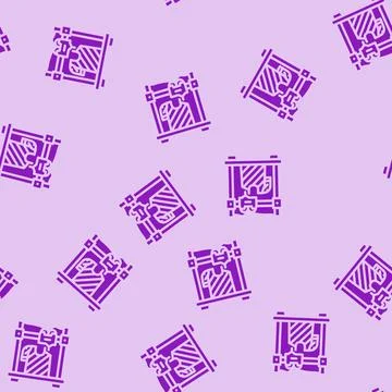 3d printed clothes future technology glyph vector seamless pattern Illustrazione stock