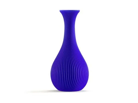 3D printed object vase Stock Illustration