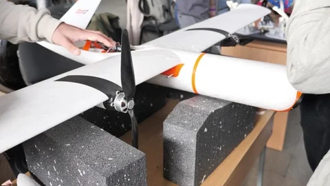 3d printed rc plane Stock Footage 297852395