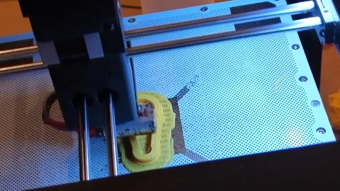 3D Printer 2 Stock Footage 119010566