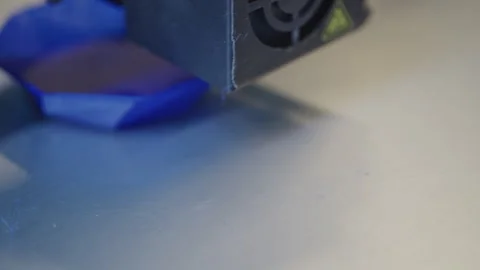 3d Printer in a 3d printing lab Stock Footage 262508902