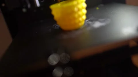 3d  printer 4K Slowmotion Stock Footage 180439223