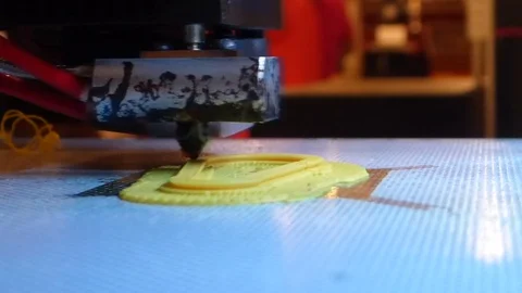 3D Printer 7 Stock Footage 119011726