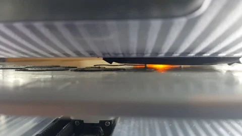 3D printer in action Video stock 100612533