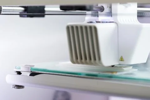 3d printer in action Stock Photos