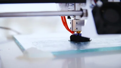 3D printer apply layers of filament 4K Stock Footage 108048390