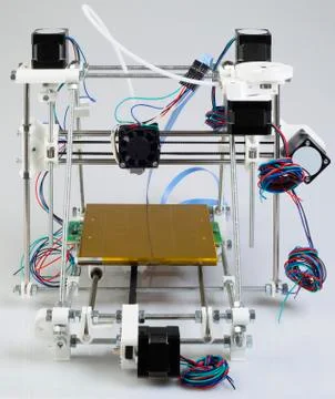 3d printer assembly Stock Photos