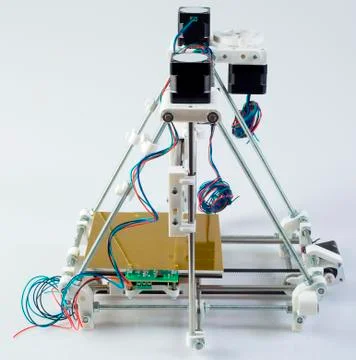 3d printer assembly Stock Photos