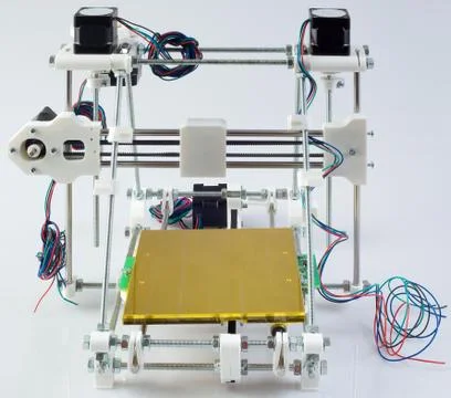 3d printer assembly Stock Photos