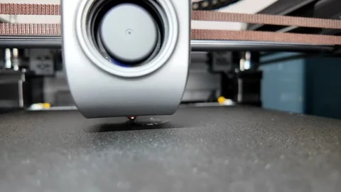 3D Printer Close Up Stock Footage 312945491