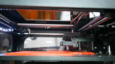 3d printer creates the base 動画素材 89660145