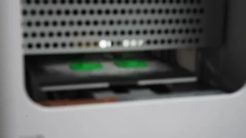 3D the printer creates an eiffel tower object with molten plastic close-up Stock Footage 150720613