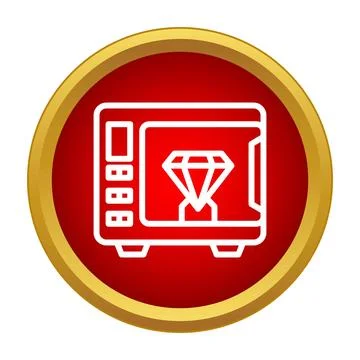 3d printer creating a diamond gemstone icon イラスト素材