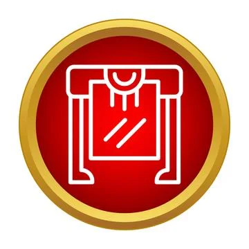 3d printer creating object icon flat design イラスト素材