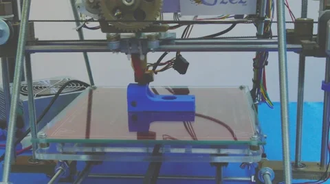 3D Printer Demo Stock Footage 58676285