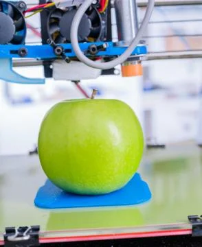 3d printer of the device during the processe. Foto stock