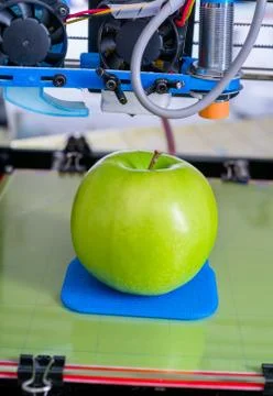 3d printer of the device during the processe. Stock Photos