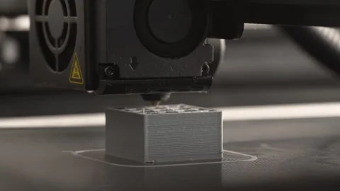 3D Printer doing its job Stock Footage 249901187
