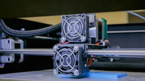 3D printer during work Foto stock