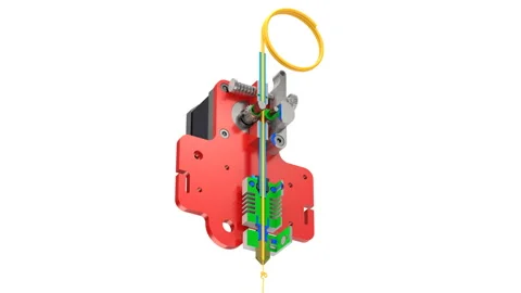 3D printer extruder 動画素材 222308600
