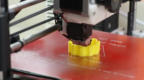 3D printer Stock Footage 37013919