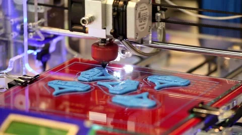 3D printer Stock Footage 49363648