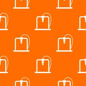 3D printer frame pattern seamless Illustrazione stock