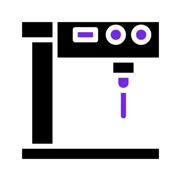 3D Printer Icon. Concept of Additive Manufacturing, Prototyping, and Design. Stock Illustration