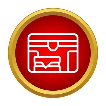 3d printer icon developing new prototype product Stock Illustration
