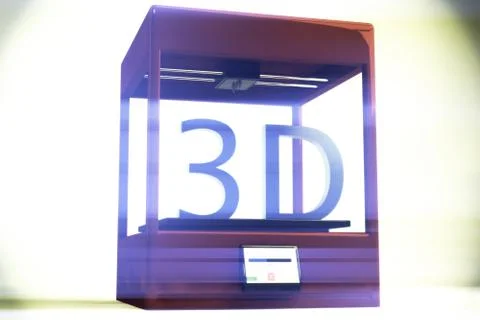 3D Printer  Stockillustratie