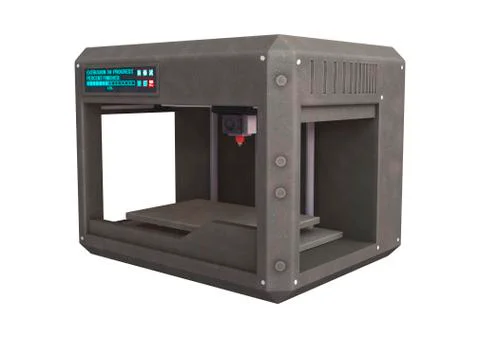 3d printer Stock Illustration
