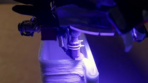 3d printer, machine, technologies Stock Footage 171367650