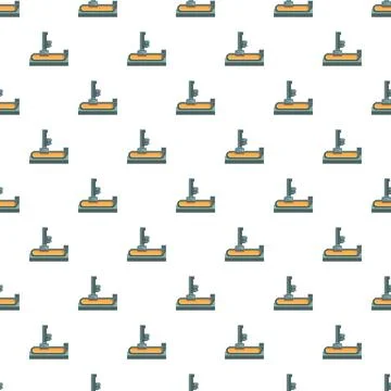 3d printer manufacturing technology seamless repeating pattern Stock Illustration