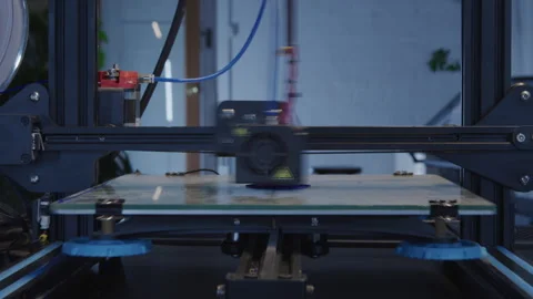3d Printer in a Mechanical Time Lapse Stock Footage 262510869