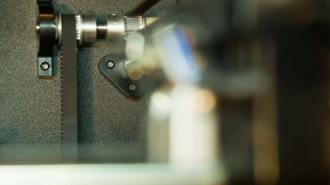 3D-printer mechanism Stock Footage 71363861