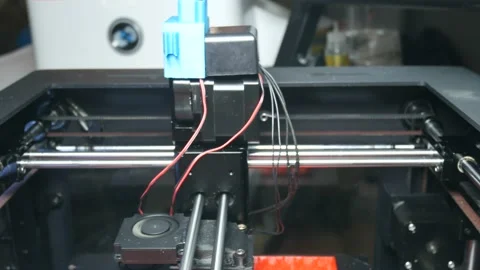 3d printer mechanisms 動画素材 89660086