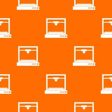 3d printer model pattern seamless Stock Illustration