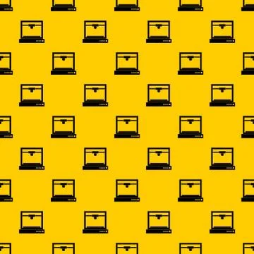 3d printer model pattern vector Illustrazione stock