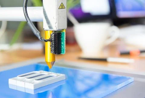 3D Printer Office Stock Photos