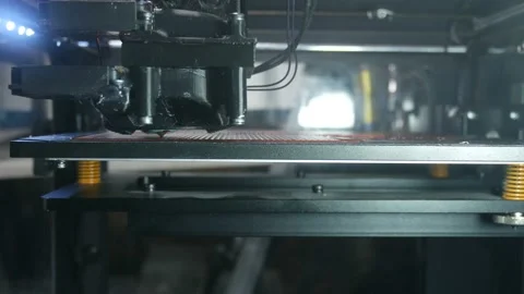 3d printer operation Video stock 89904983