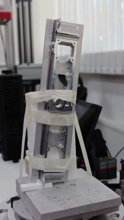 3D Printer Parts Creation and Vertical Video Stock Footage 286050167
