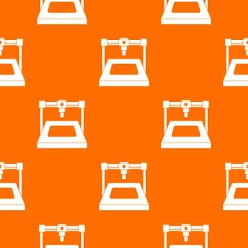 3D printer pattern seamless Illustrazione stock
