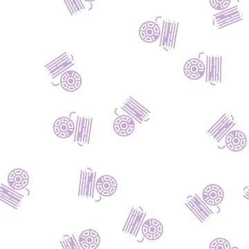 3d printer plastic glyph seamless pattern イラスト素材