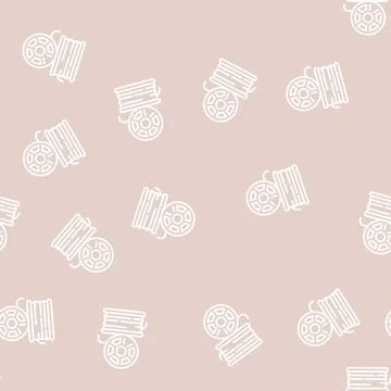 3d printer plastic line seamless pattern Stock Illustration