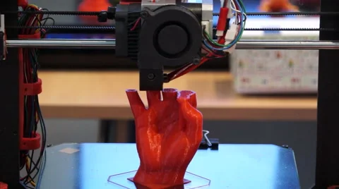 3D printer print the human hand Vidéo 67206462
