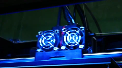 3D printer for printer model. Working in the lab, 3D printing technology,Qual 動画素材 68928644